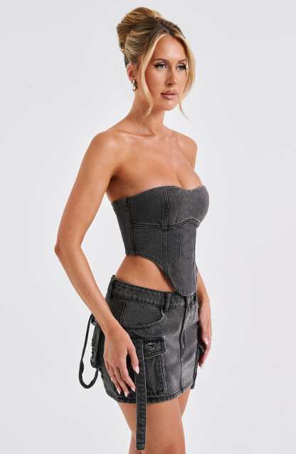 Yasie Corset - Black-My Top Dress.All Rights Reserved