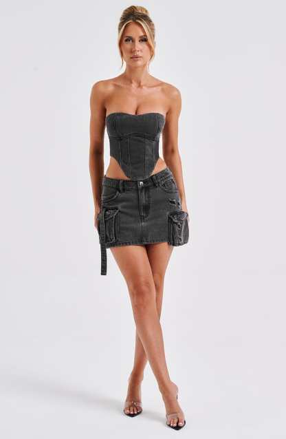Yasie Corset - Black-My Top Dress.All Rights Reserved