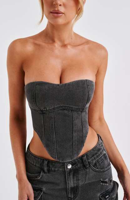 Yasie Corset - Black-My Top Dress.All Rights Reserved