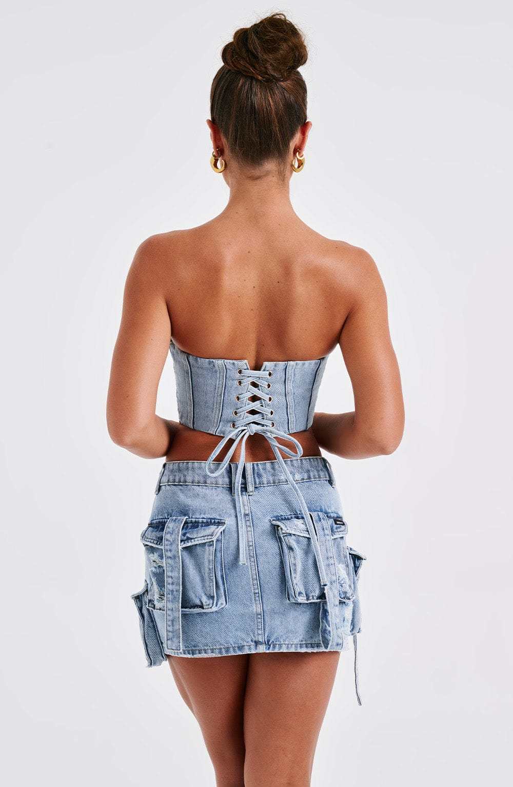 Yasie Corset - Blue-My Top Dress.All Rights Reserved