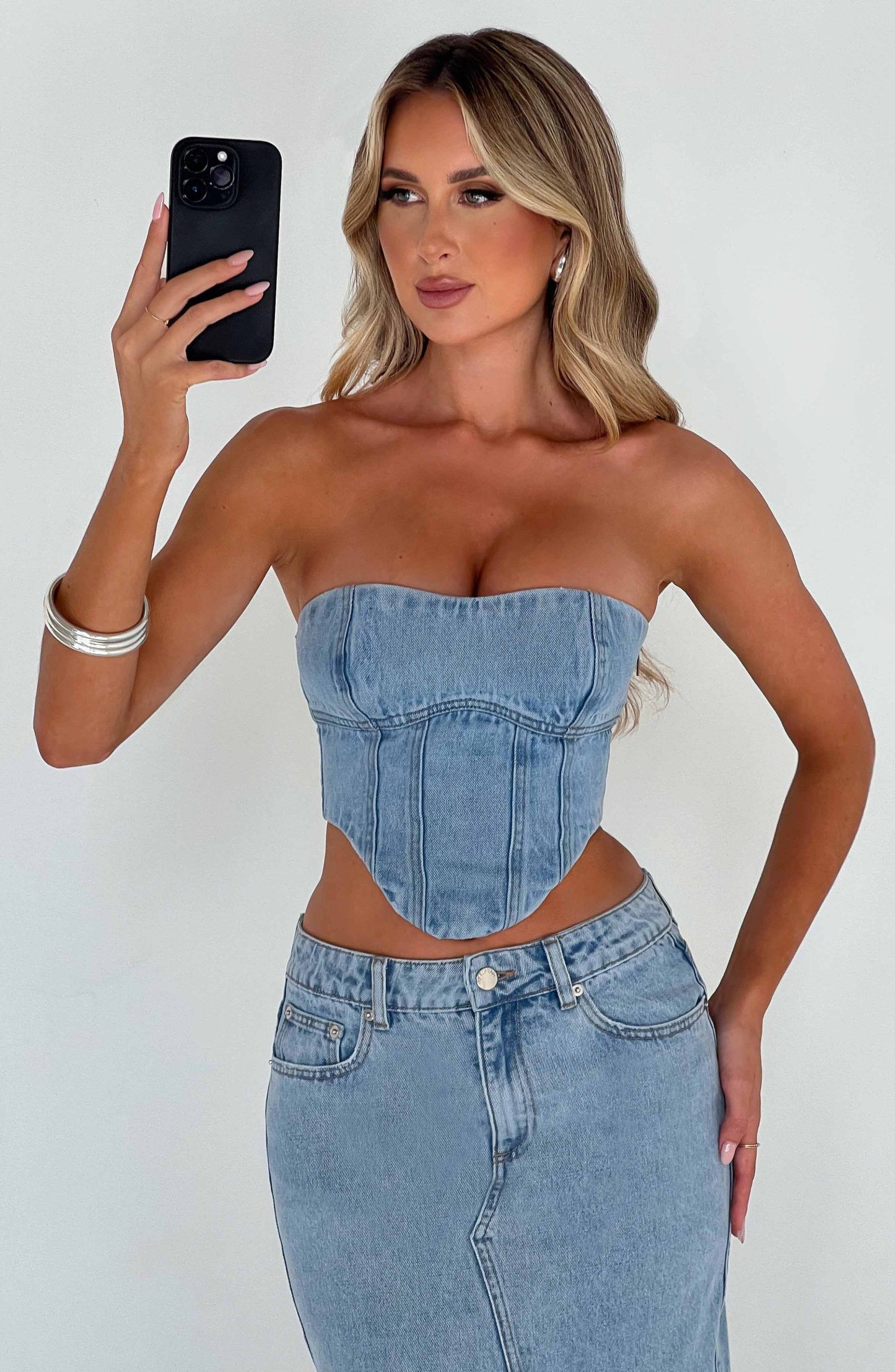 Yasie Corset - Blue-My Top Dress.All Rights Reserved