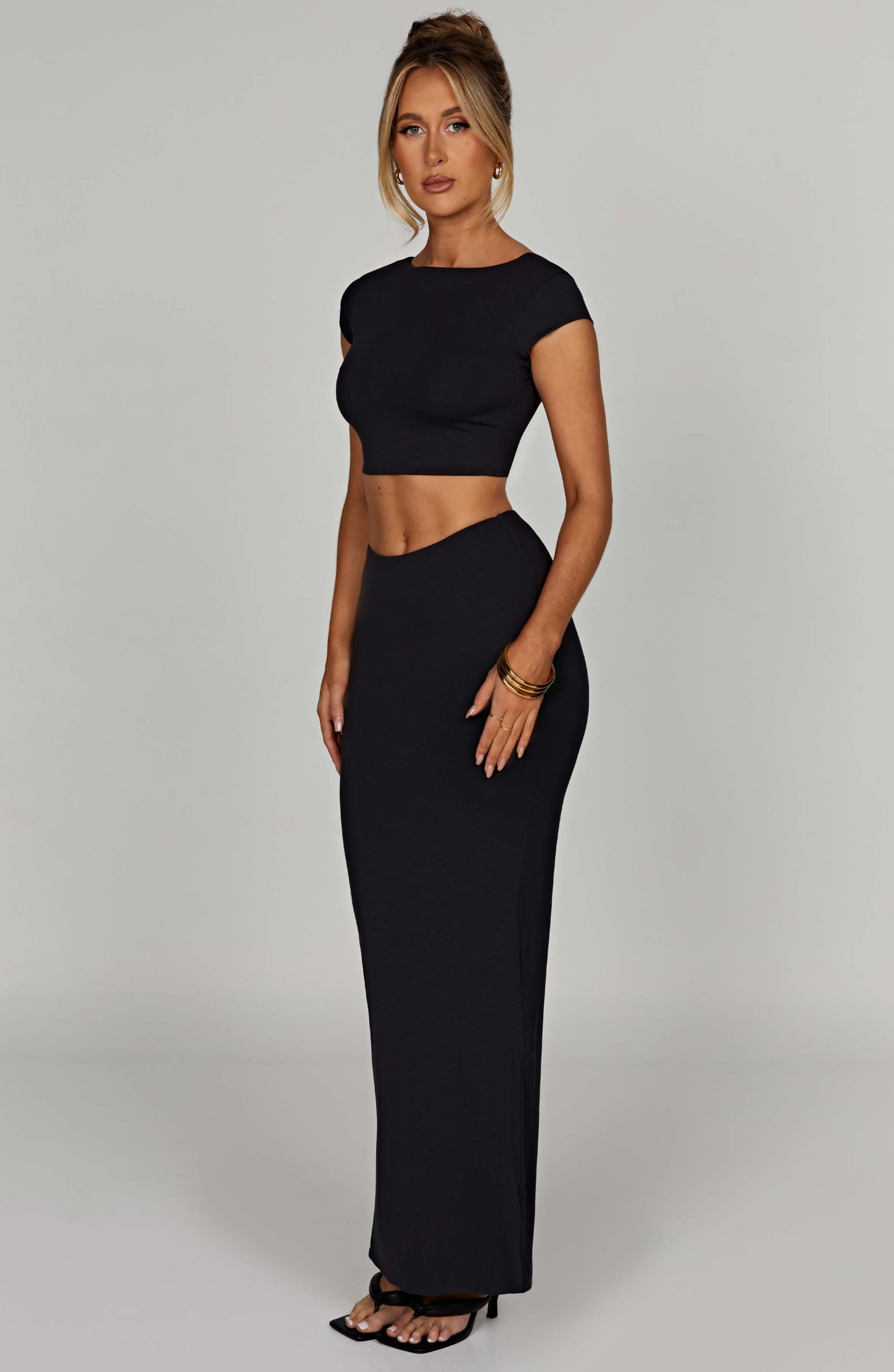 Yazmin Maxi Skirt - Black-My Top Dress.All Rights Reserved