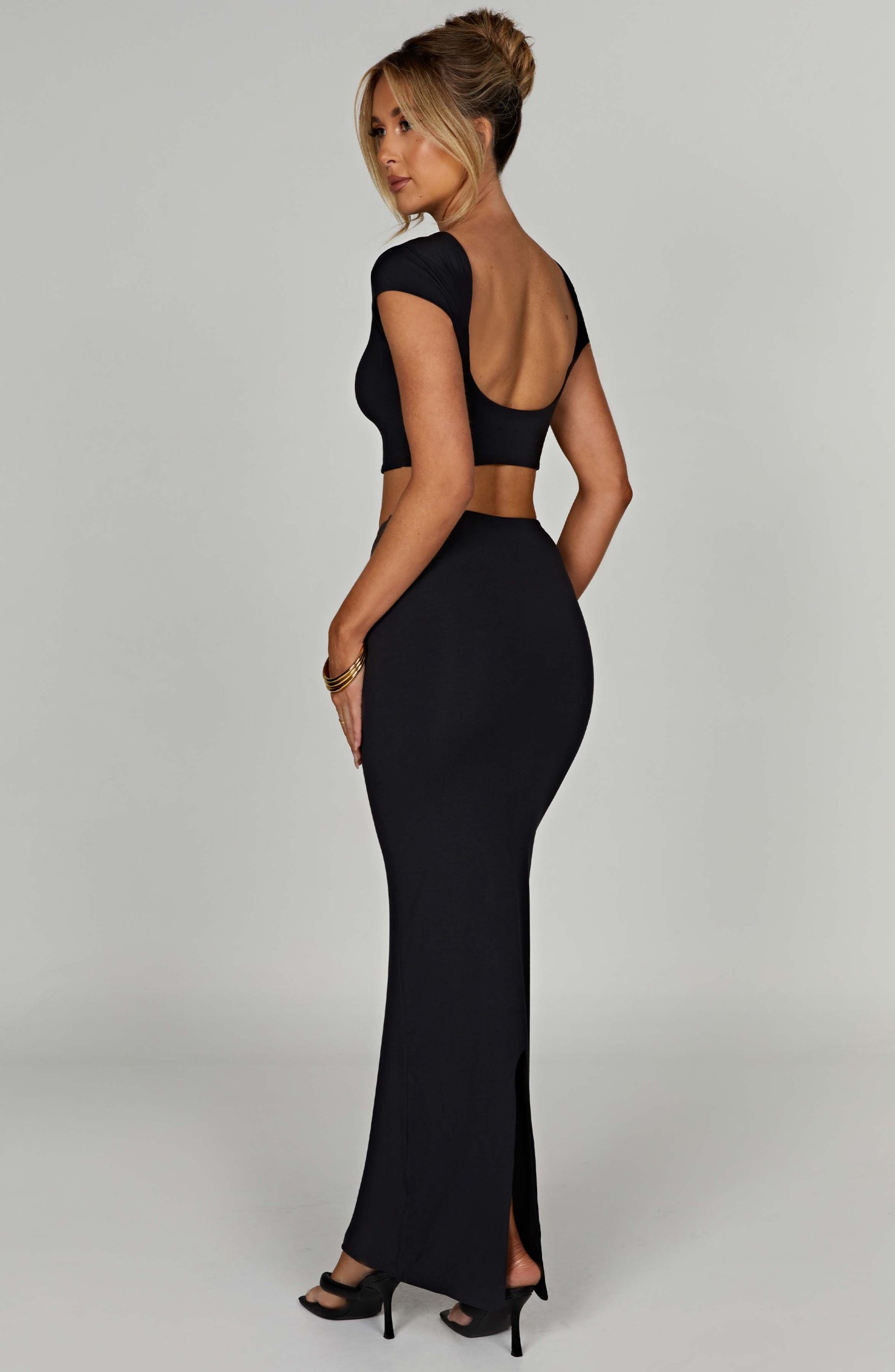 Yazmin Maxi Skirt - Black-My Top Dress.All Rights Reserved