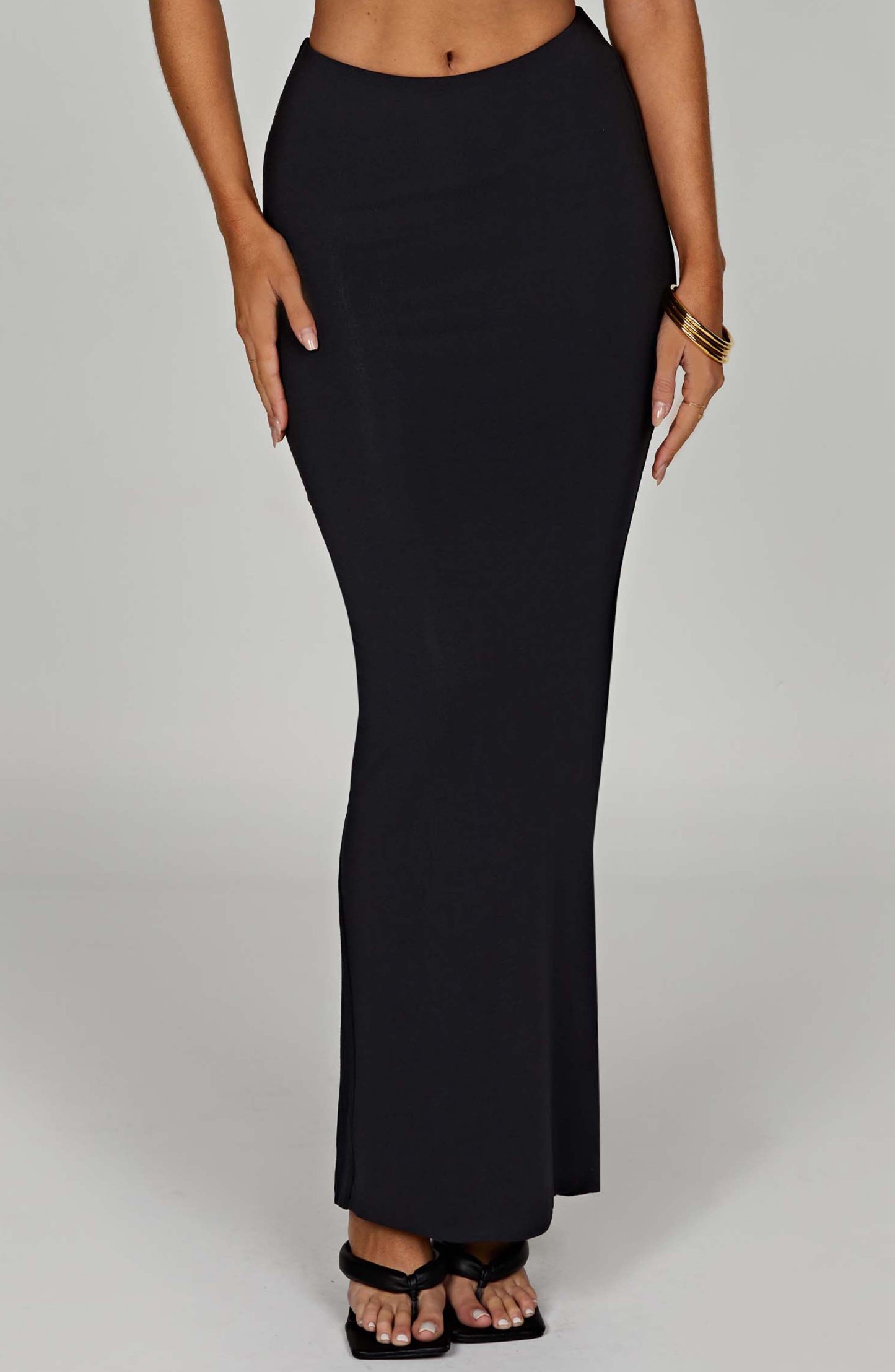 Yazmin Maxi Skirt - Black-My Top Dress.All Rights Reserved