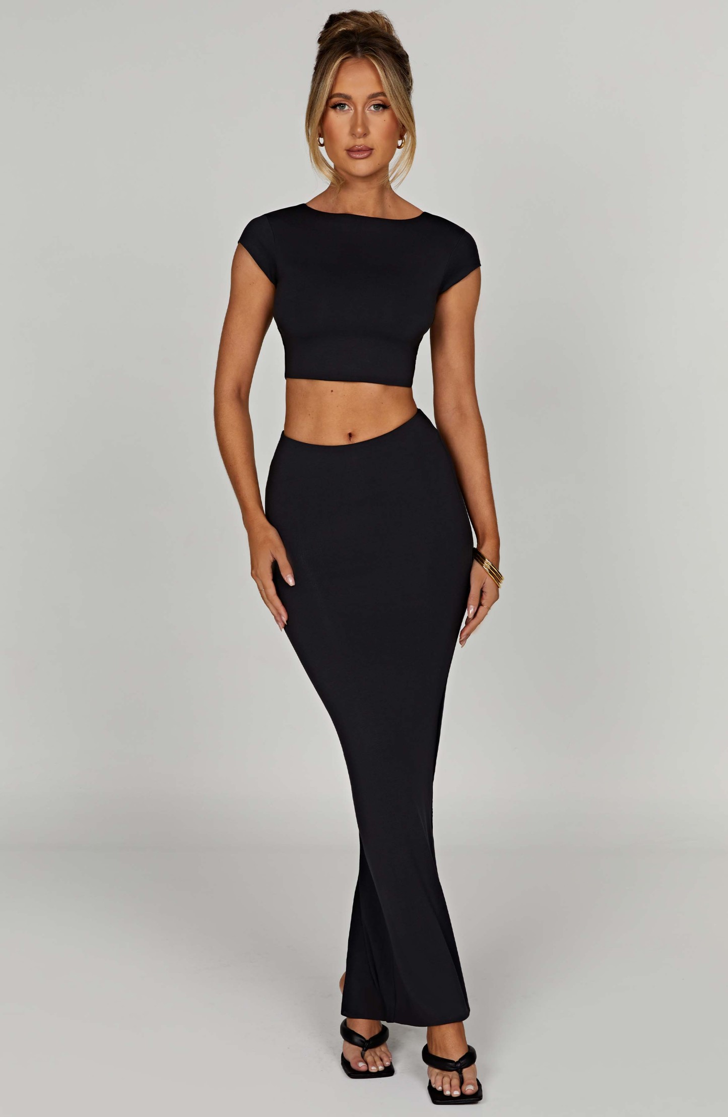 Yazmin Maxi Skirt - Black-My Top Dress.All Rights Reserved