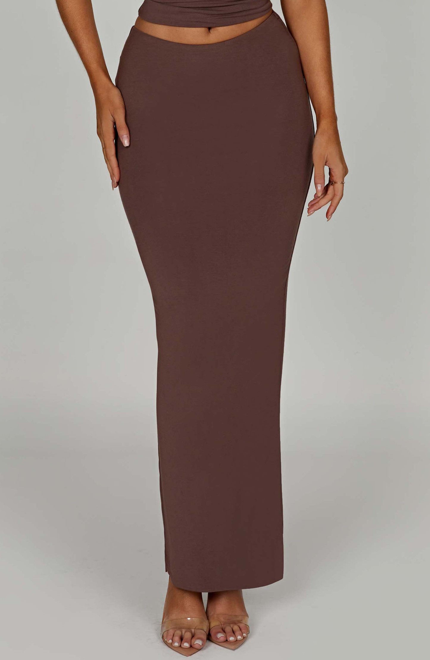 Yazmin Maxi Skirt - Chocolate-My Top Dress.All Rights Reserved