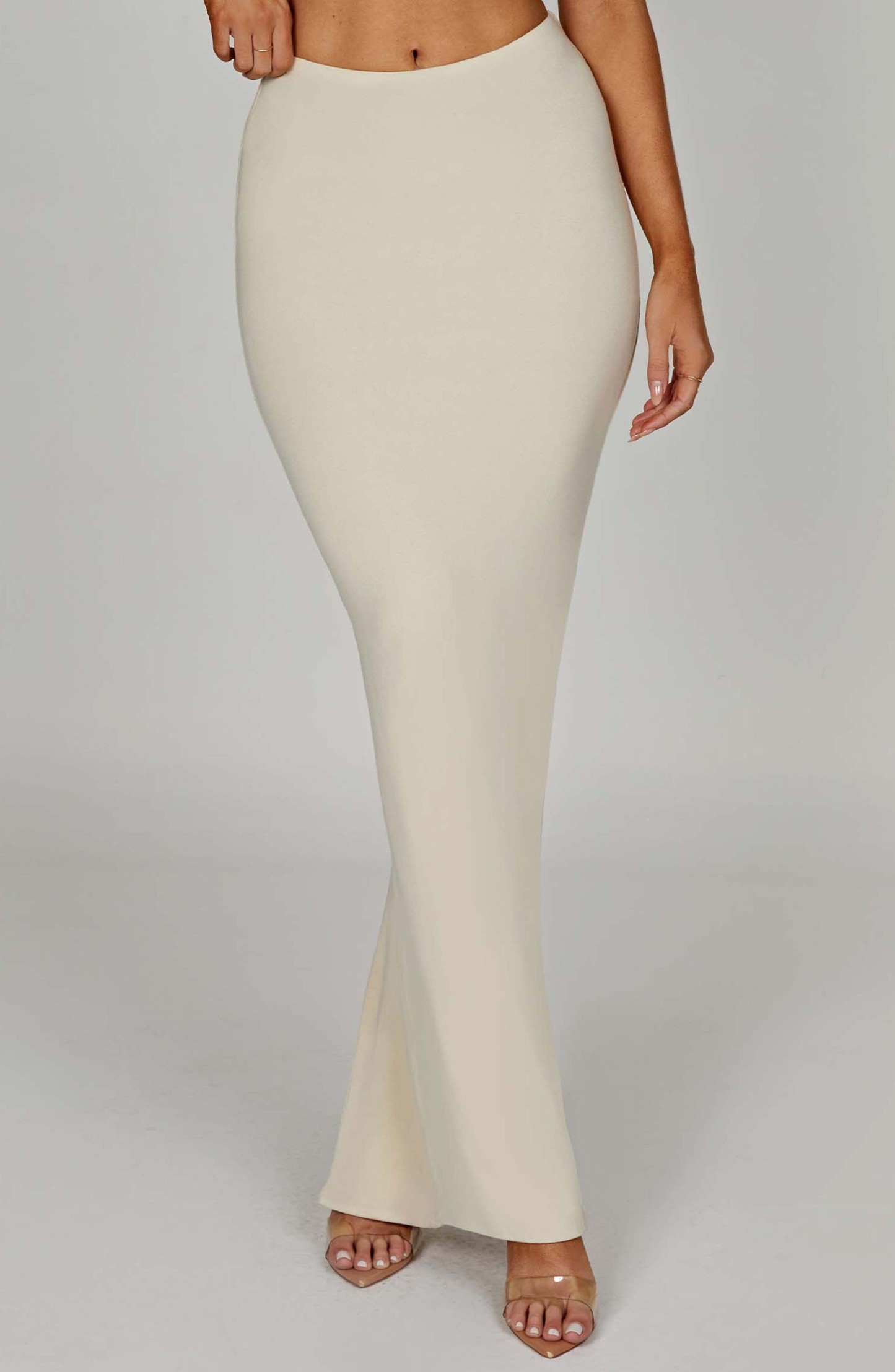 Yazmin Maxi Skirt - Cream-My Top Dress.All Rights Reserved
