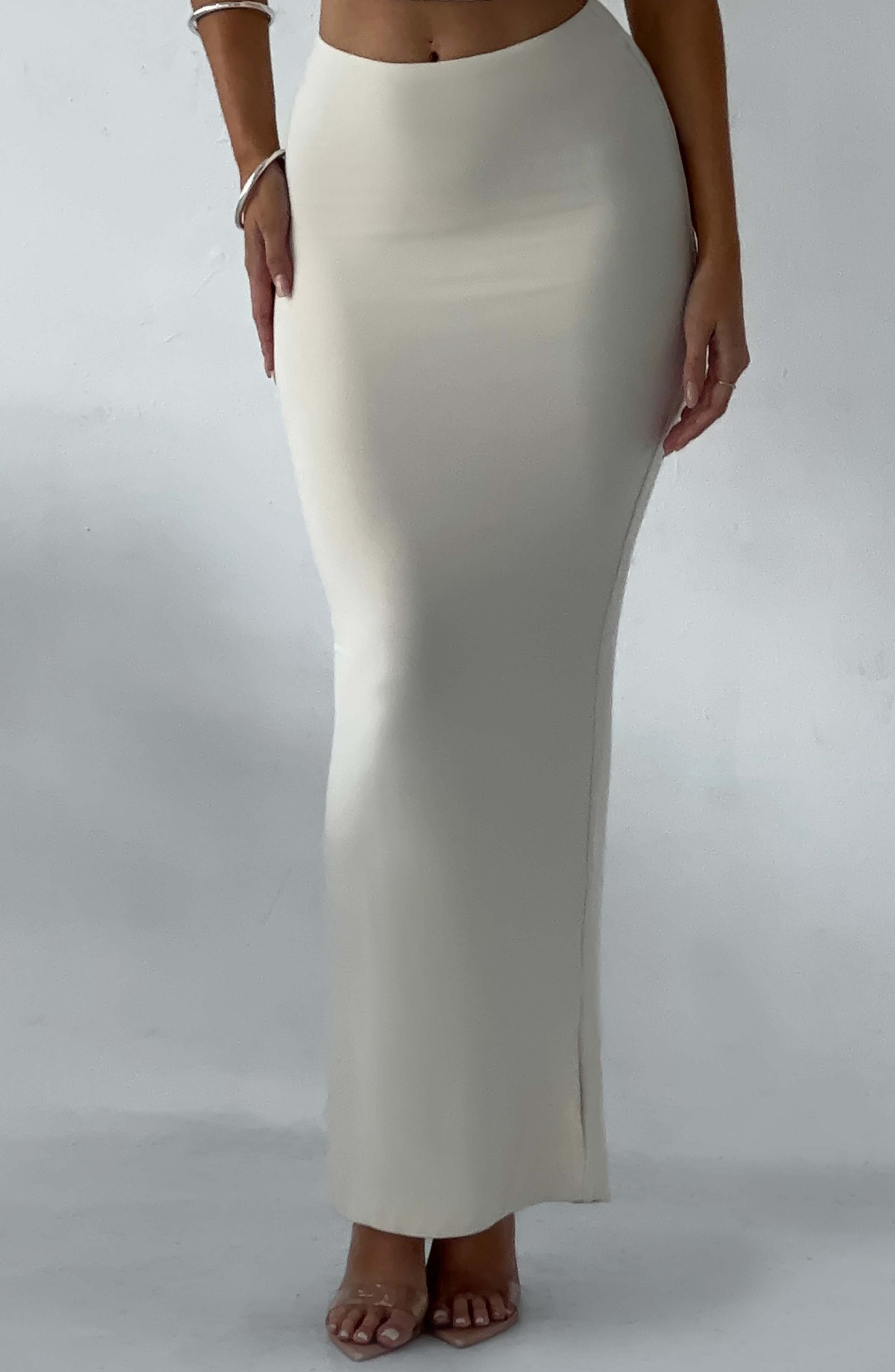 Yazmin Maxi Skirt - Cream-My Top Dress.All Rights Reserved