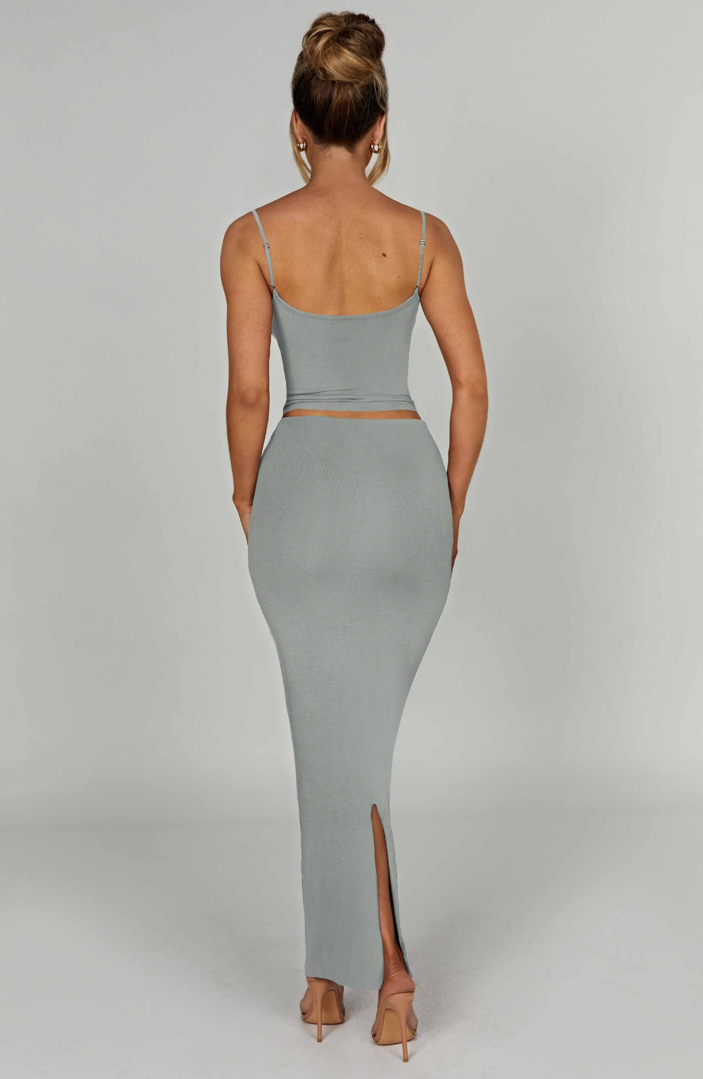 Yazmin Maxi Skirt - Steel-My Top Dress.All Rights Reserved