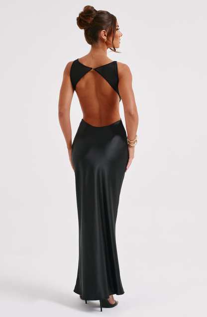 Yves Maxi Dress - Black-My Top Dress.All Rights Reserved