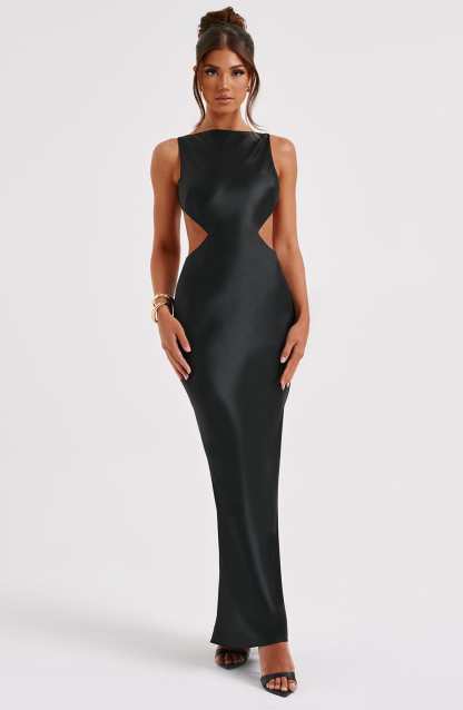 Yves Maxi Dress - Black-My Top Dress.All Rights Reserved