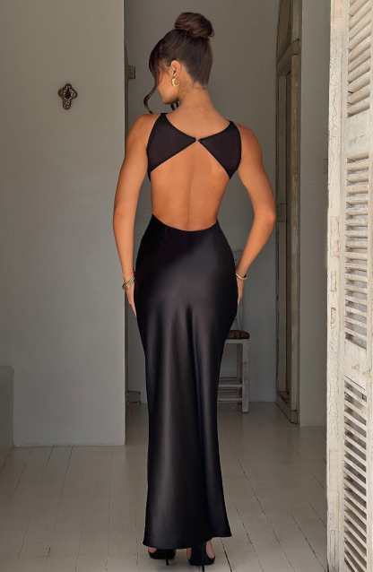 Yves Maxi Dress - Black-My Top Dress.All Rights Reserved