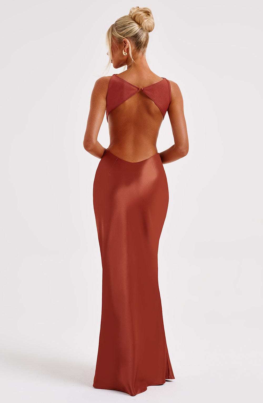 Yves Maxi Dress - Rust-My Top Dress.All Rights Reserved