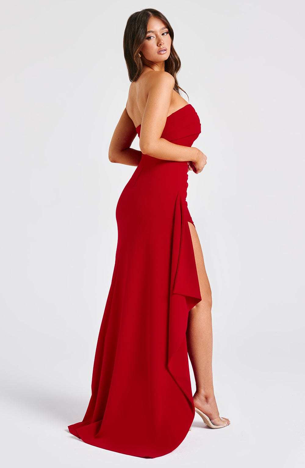 Zafira Maxi Dress - Red-My Top Dress.All Rights Reserved