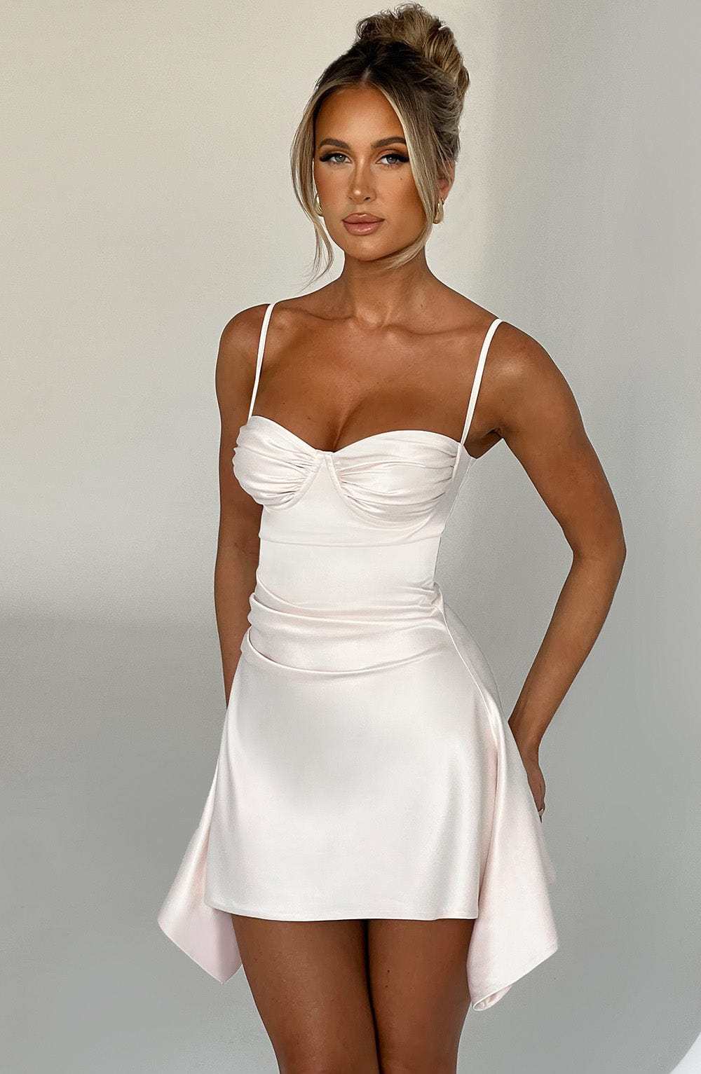 Zahra Mini Dress - Ivory-My Top Dress.All Rights Reserved