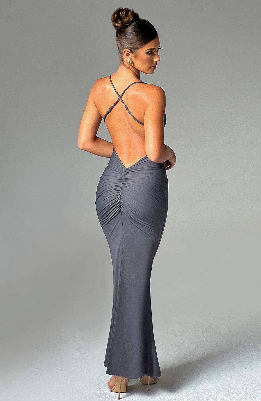 Zelda Maxi Dress - Charcoal-My Top Dress.All Rights Reserved