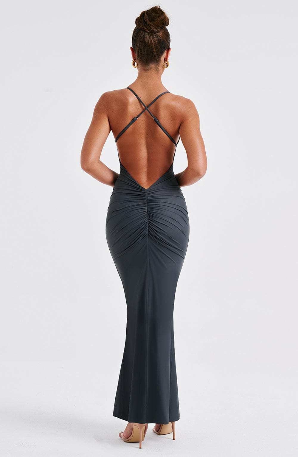 Zelda Maxi Dress - Charcoal-My Top Dress.All Rights Reserved