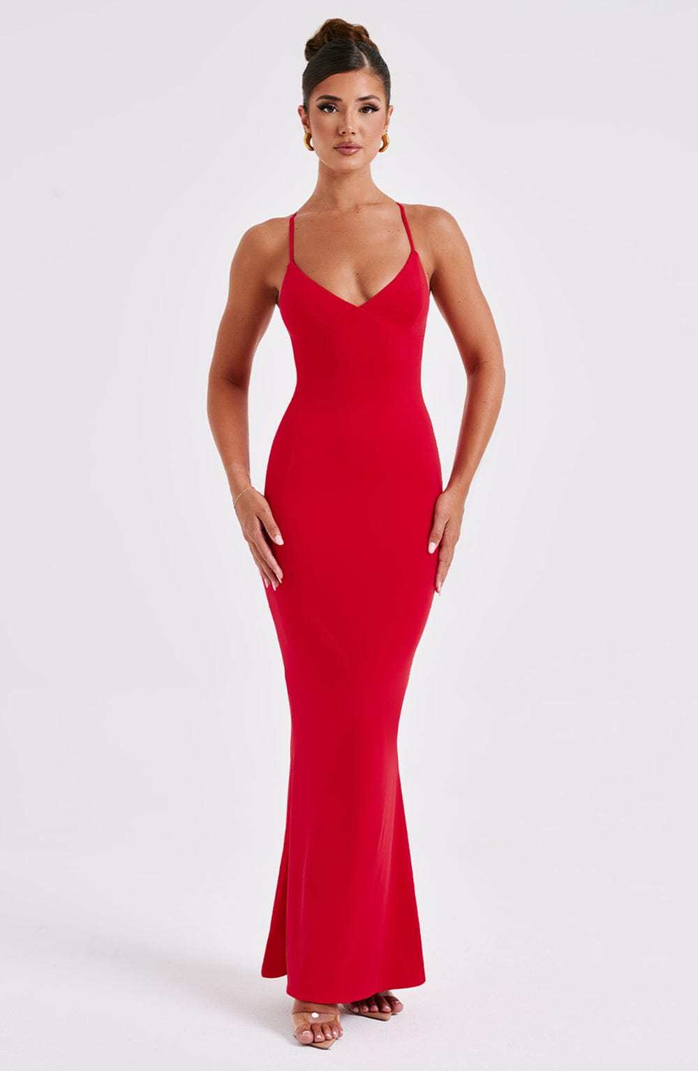 Zelda Maxi Dress - Red-My Top Dress.All Rights Reserved