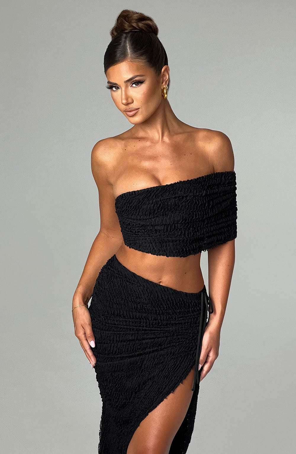 Zina Midi Skirt - Black-My Top Dress.All Rights Reserved