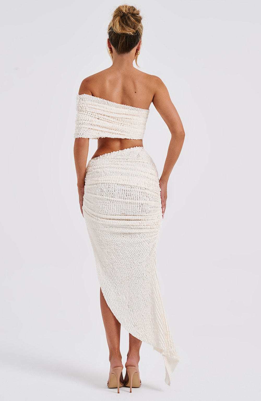 Zina Midi Skirt - Ivory-My Top Dress.All Rights Reserved