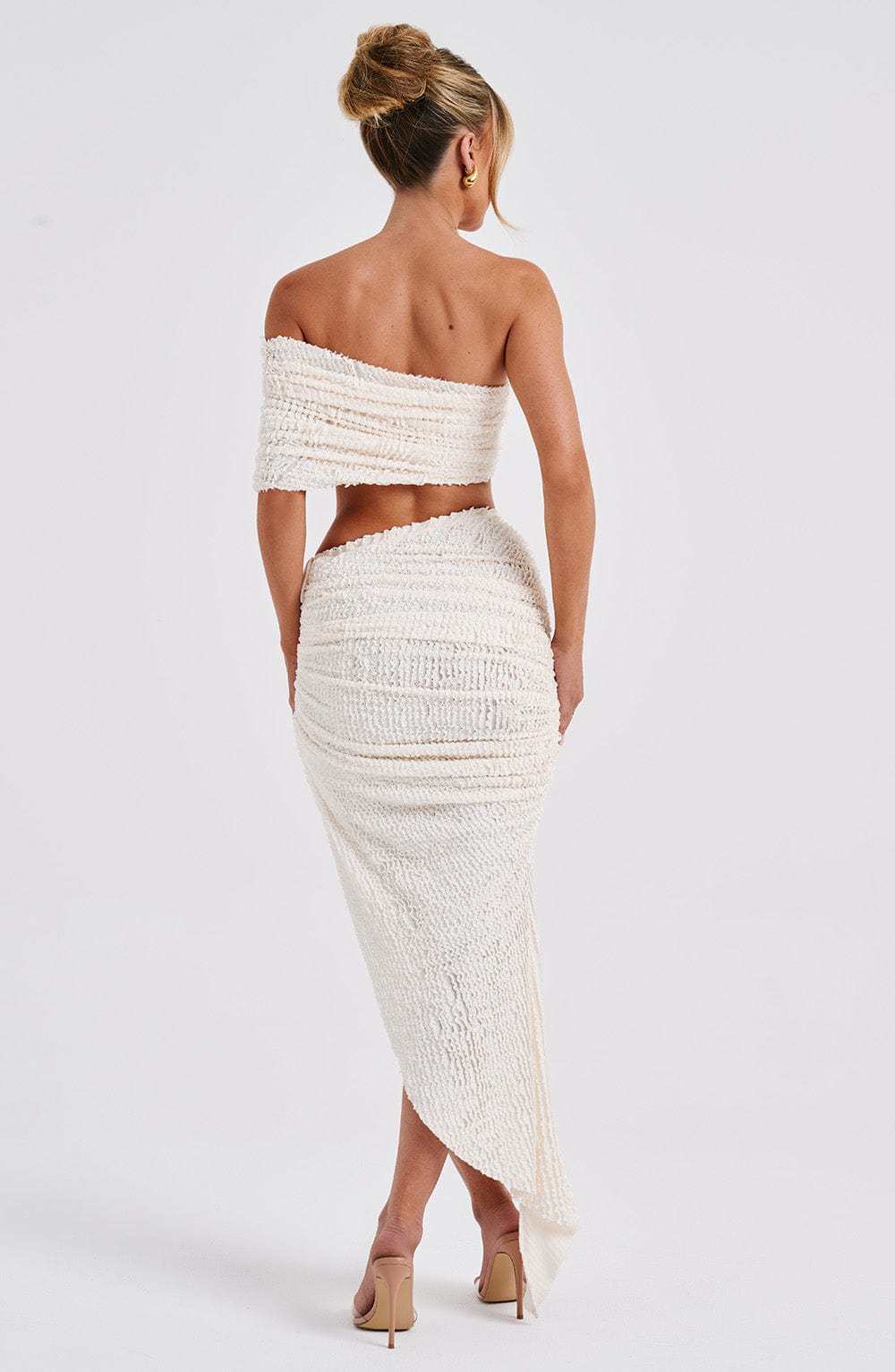 Zina Midi Skirt - Ivory-My Top Dress.All Rights Reserved