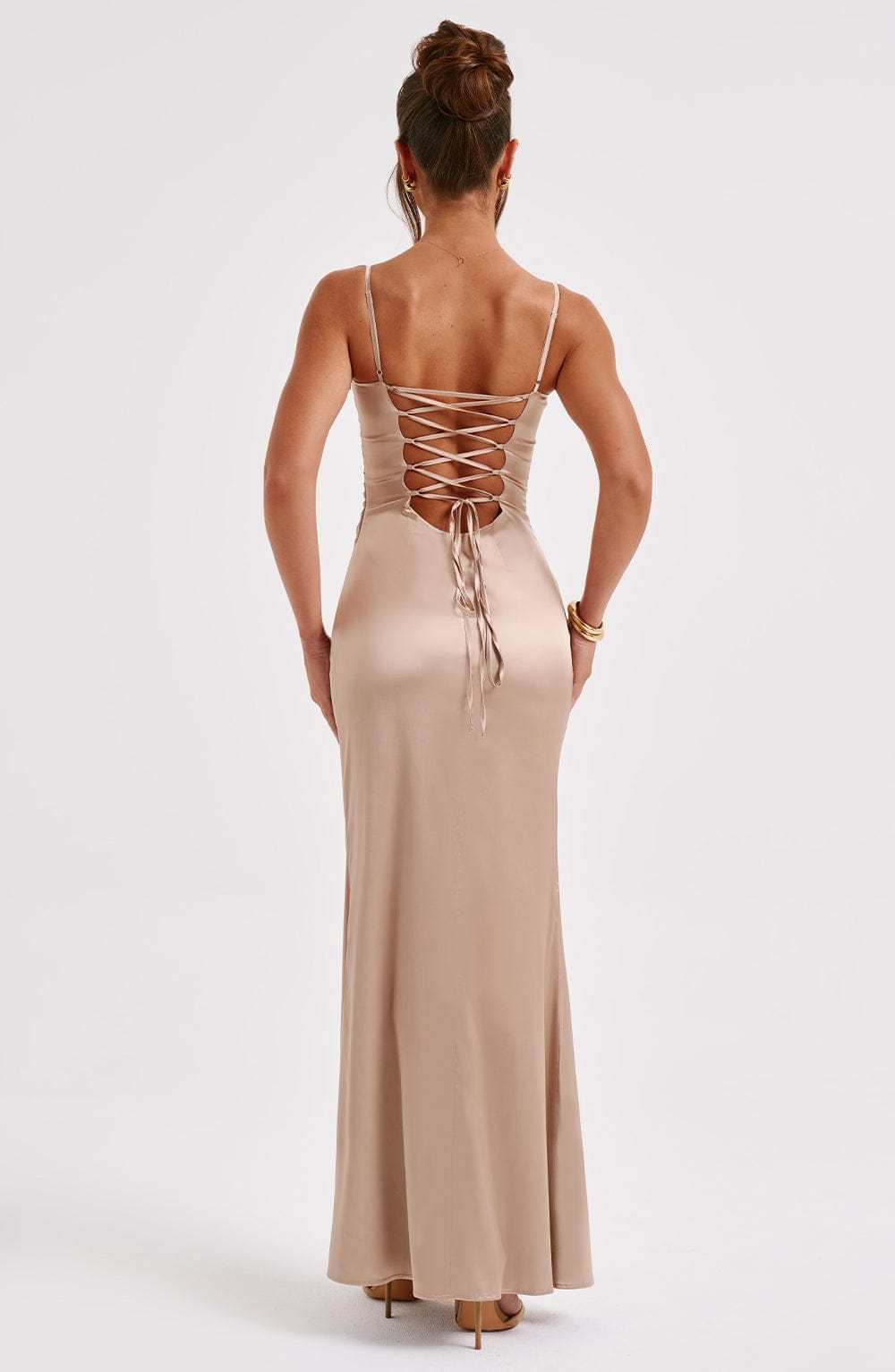Zola Maxi Dress - Champagne-My Top Dress.All Rights Reserved