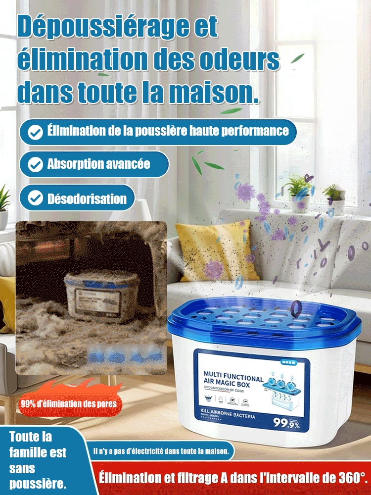 Coffret anti-poussière polyvalent issu de la recherche biomédicale américaine