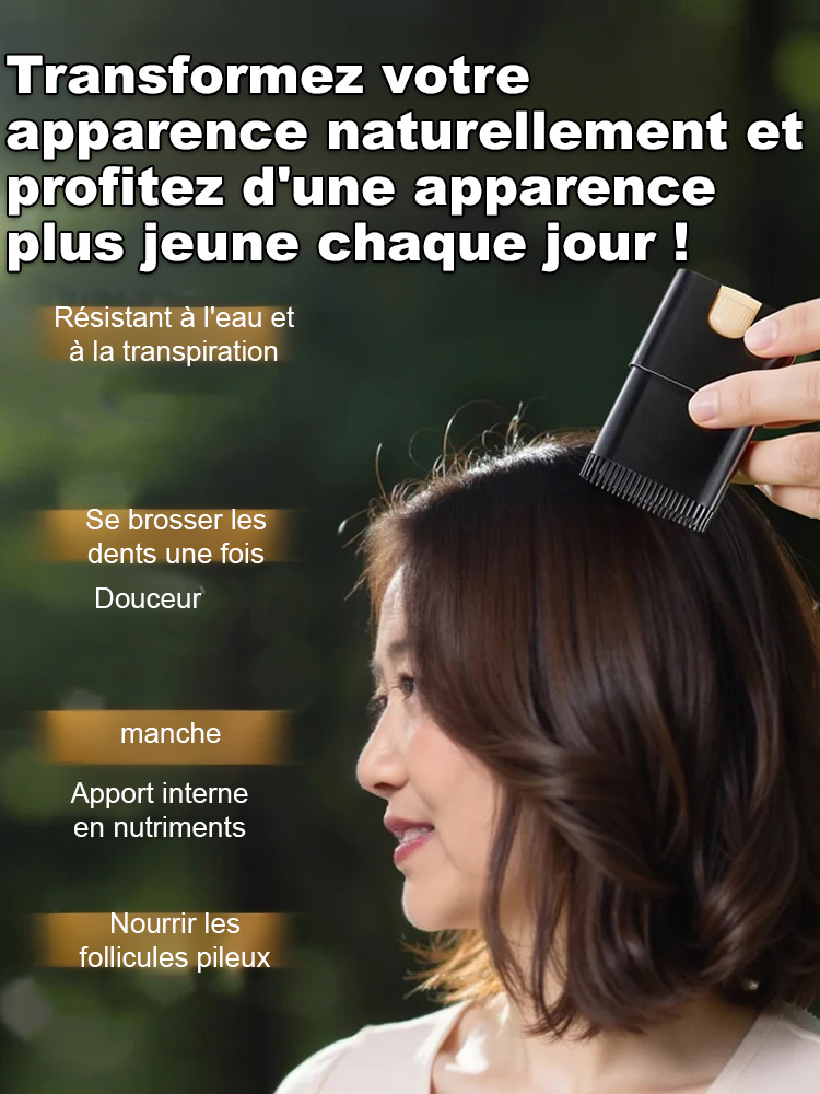 La tige noire pour cheveux végétale