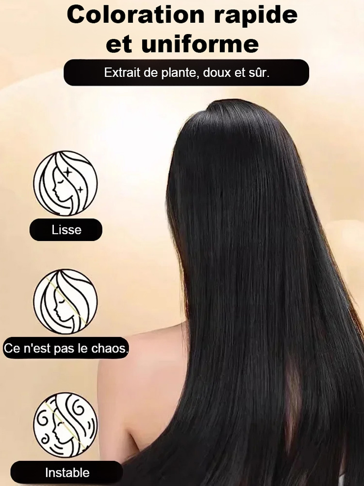 La tige noire pour cheveux végétale
