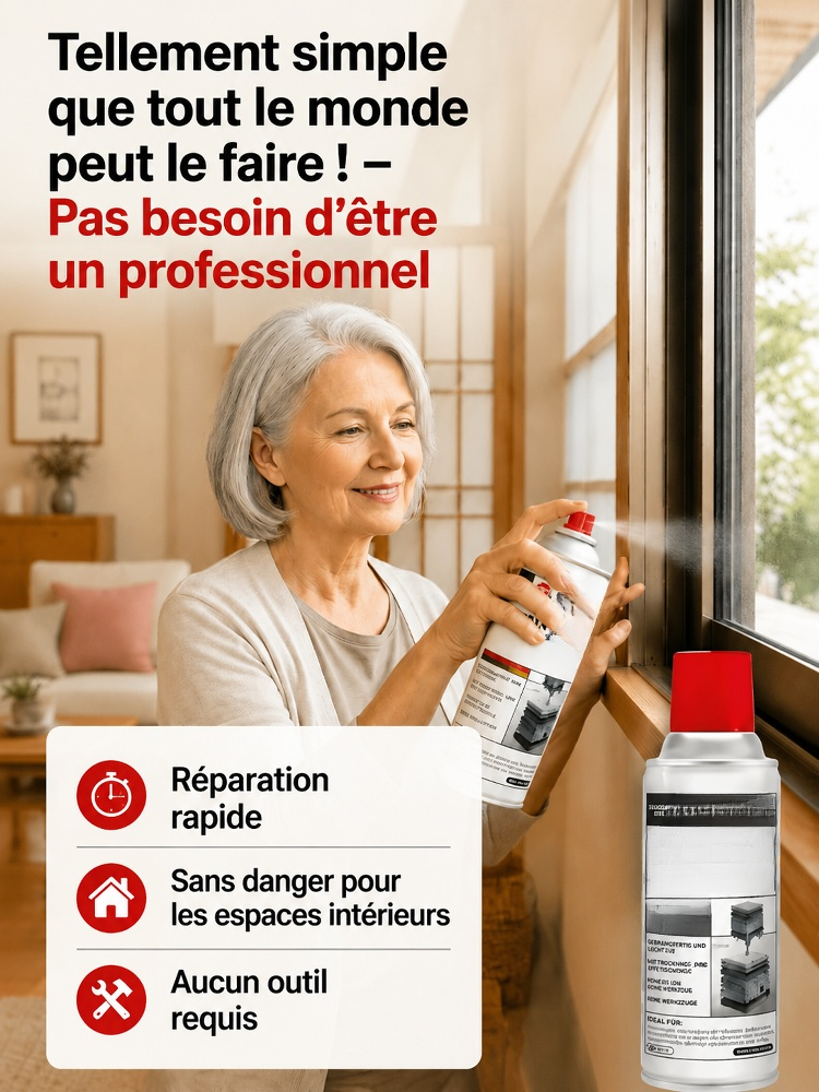 Spray Gel d'Étanchéité Pro – Stoppe les Fuites de Toit, Mur & Tuyau | Promo Dernières 300 Pièces