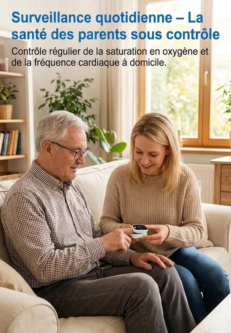 Assistant santé portable·Détecteur multifonction à pince doigt