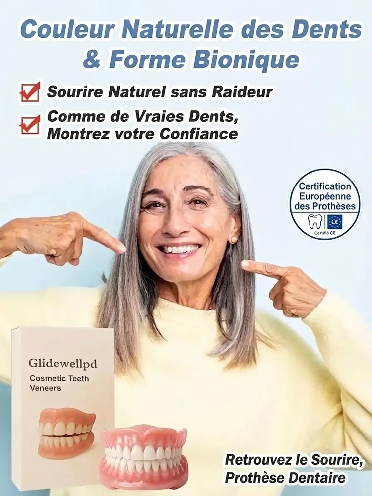 Dentiers complets tout inclus, amélioration épique, port confortable