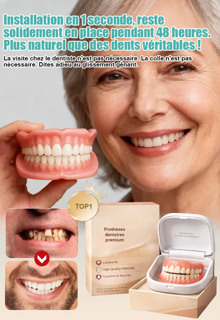 Kit portable de prothèse dentaire, retrouvez votre sourire