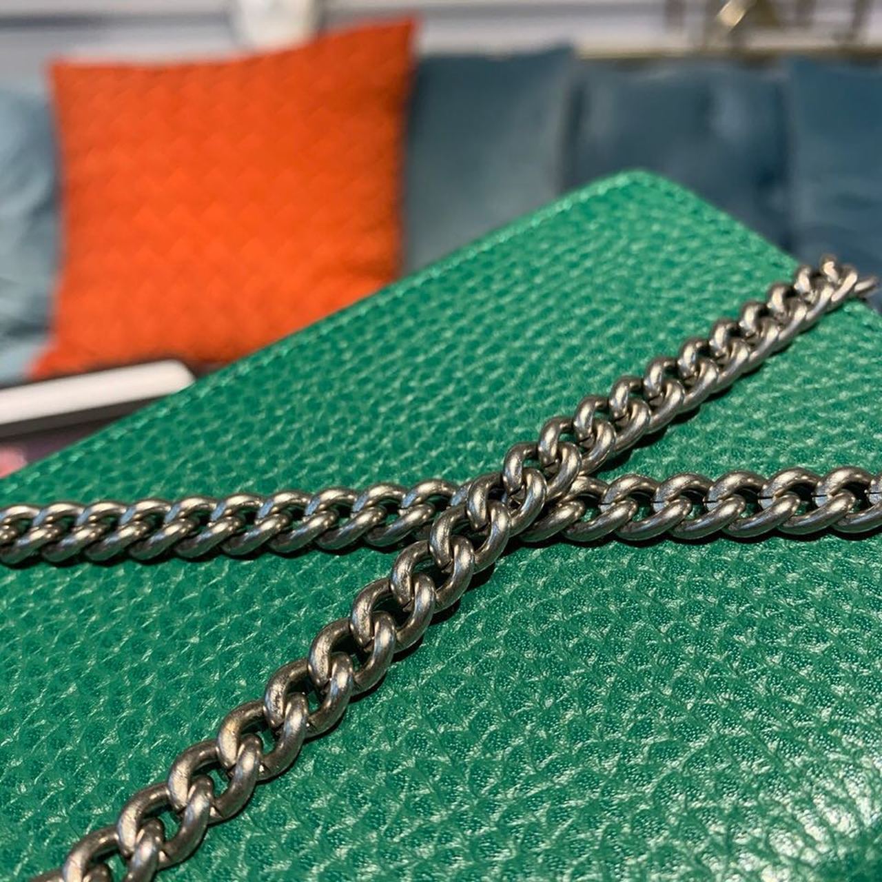 gg Dionysus Super Mini Bag Emerald Green Metal-Free Tanned For Women 6.5in/16.5cm gg 476432 CAOGX 3120