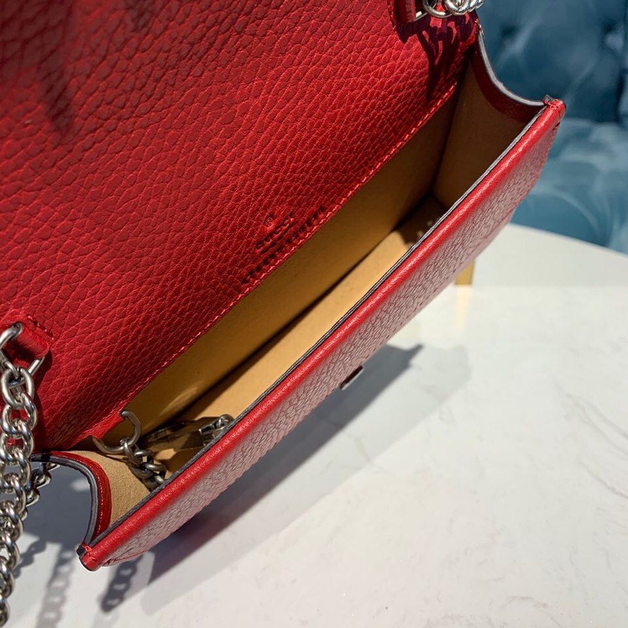 gg Dionysus Super Mini Bag Emerald Hibiscus Red Metal-Free Tanned For Women 6.5in/16.5cm gg 476432 CAOGX 8990