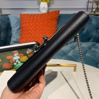 gg Dionysus Mini Chain Bag Black Metal-Free Tanned For Women 8in/20cm gg 401231 CAOGN 8176