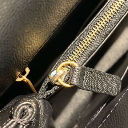 ChanelLarge Flap Bag With Top Handle Black For Women, Women&#8217;s Handbags, Shoulder And Crossbody Bags 11in/28cm A92991
