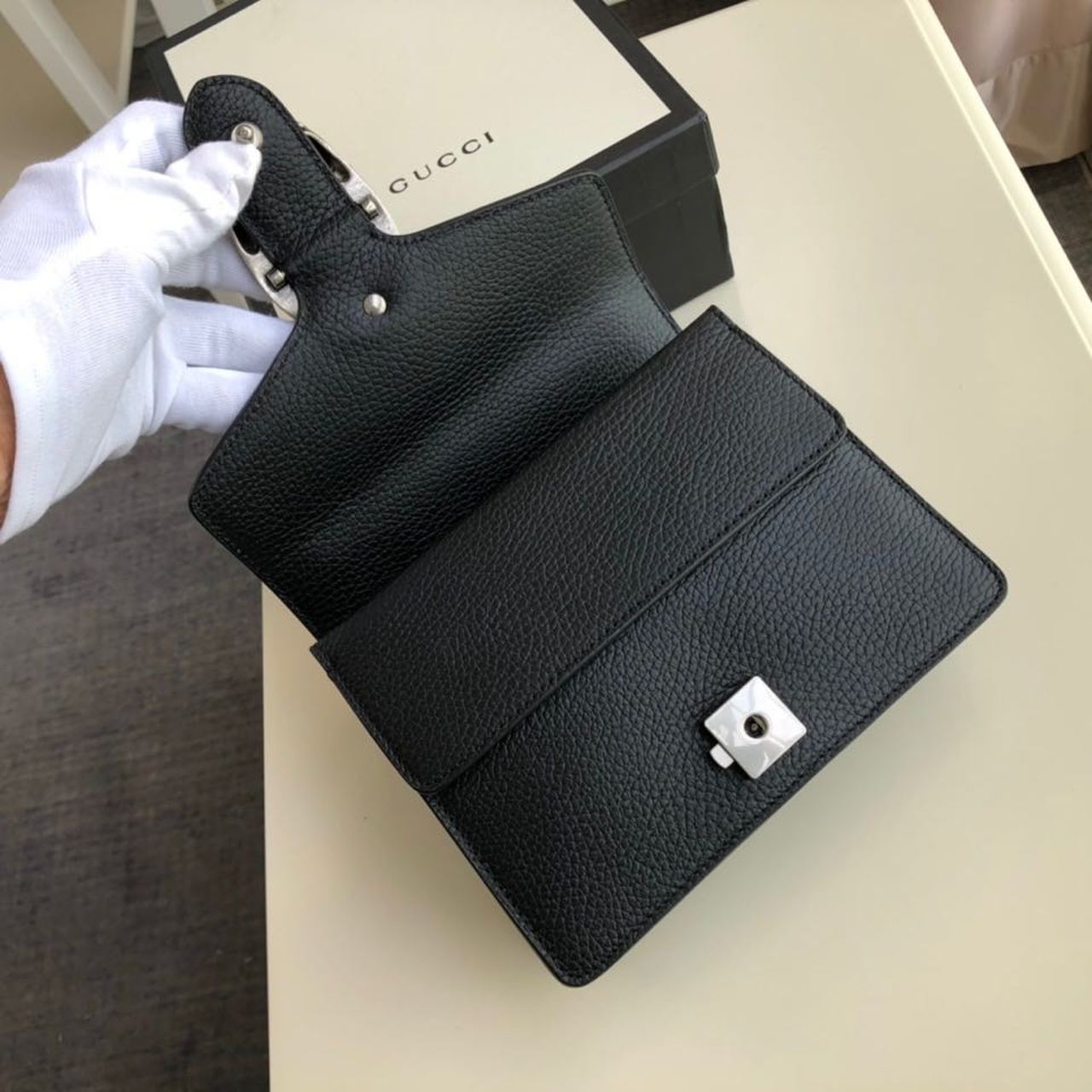 gg Dionysus Mini Bag Black Metal-Free Tanned For Women 7.5in/20cm gg 421970 CAOGN 8176