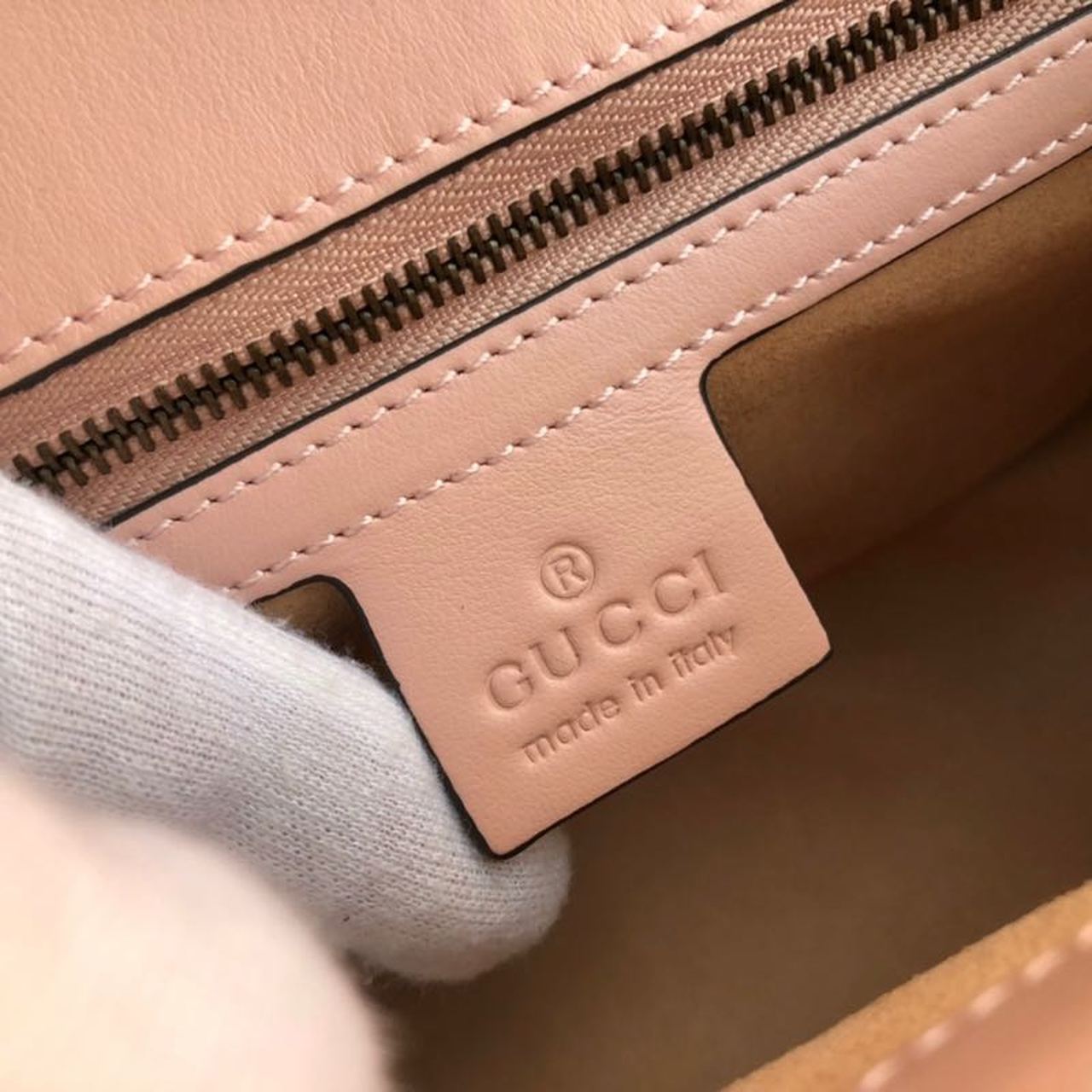 gg Marmont Small Matelassé Shoulder Bag Dusty Pink Matelassé Chevron For Women 10in/26cm gg 443497 DTDIT 5729