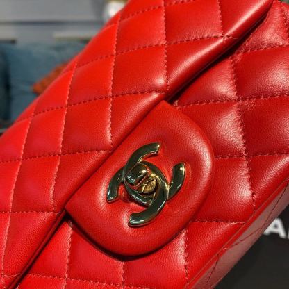 ChanelMini Flap Bag Red For Women, Women&#8217;s Bags, Women&#8217;s Bag, Shoulder And Crossbody 7.8in/20cm A69900