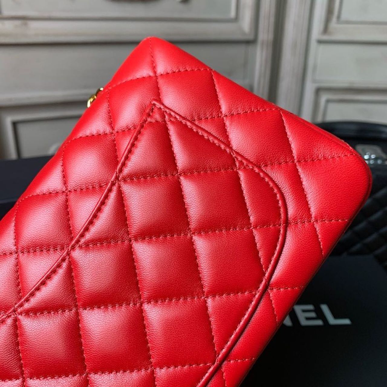 ChanelMini Flap Bag Red For Women, Women&#8217;s Bags, Women&#8217;s Bag, Shoulder And Crossbody 7.8in/20cm A69900