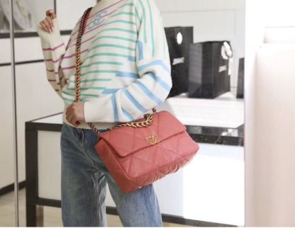 CHL 19 Handbag 26cm PiNike For Women AS1160