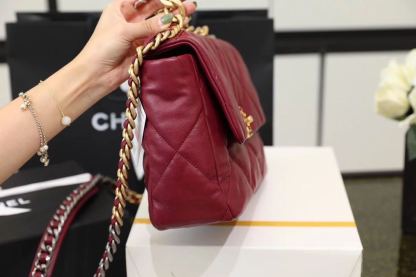 CHL 19 Handbag 26cm Bordeaux For Women AS1160