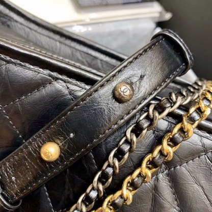 ChanelGabrielle Hobo Bag Black For Women 9.8in/25cm AS1582