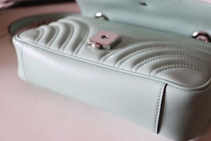 gg Marmont Matelassé Mini Bag Mint Green For Women 8.5in/22cm gg
