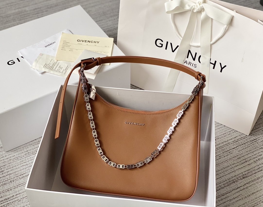 gv Medium Moon Cut Out Bag Pumpkin For Women, Handbags, Shoulder Bags 11.8in/30cm GVC