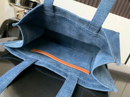 CE Medium Denim Tote For Women 16in/41cm 