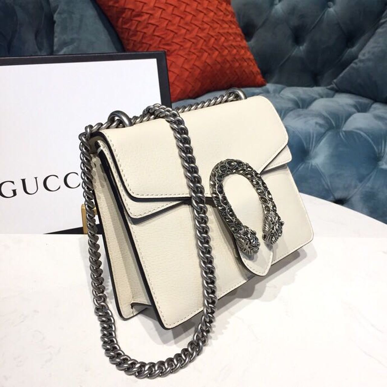 gg Dionysus Mini Bag White For Women 8in/20cm gg ‎421970 0K7JN 9680