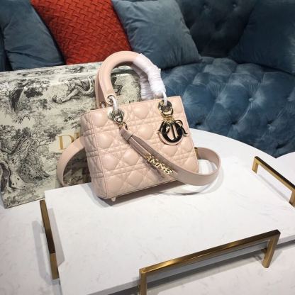 DI Small Lady My ABCBag Powder Pink Cannage For Women 20cm/8in CD