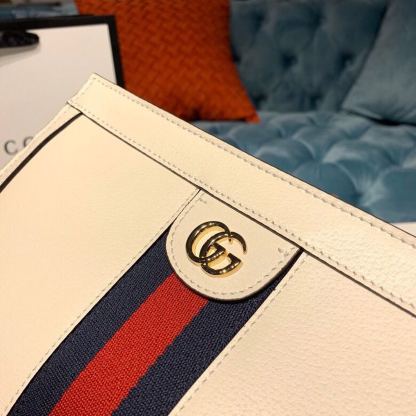gg Ophidia Small Shoulder Bag White For Women 10in/25cm gg 503877-DJ2DG-8454
